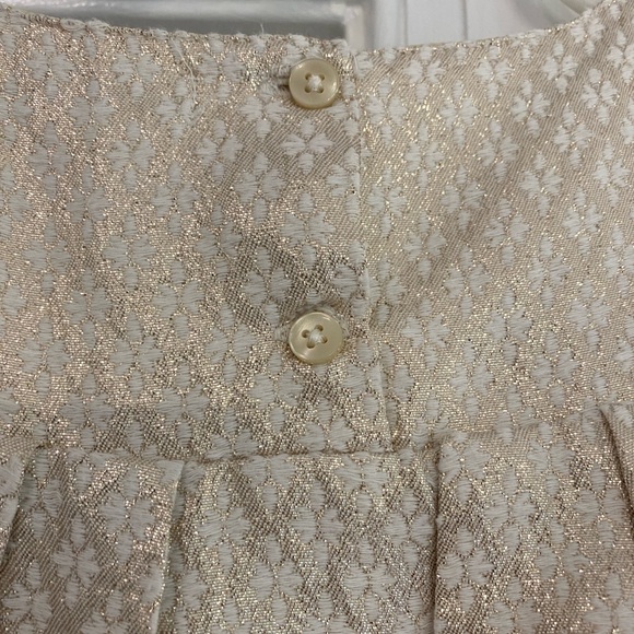 GAP Kids Gold/White Shift Dress - size M - Picture 3 of 4